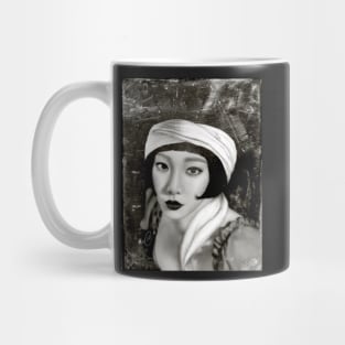 Taeyeon - digital photorealism painting Mug